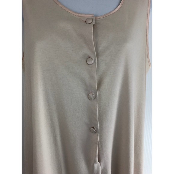 Hanro Of Switzerland Pink Cotton Sleeveless Nightgown Size XS Women's Sleepwear - Picture 4 of 9